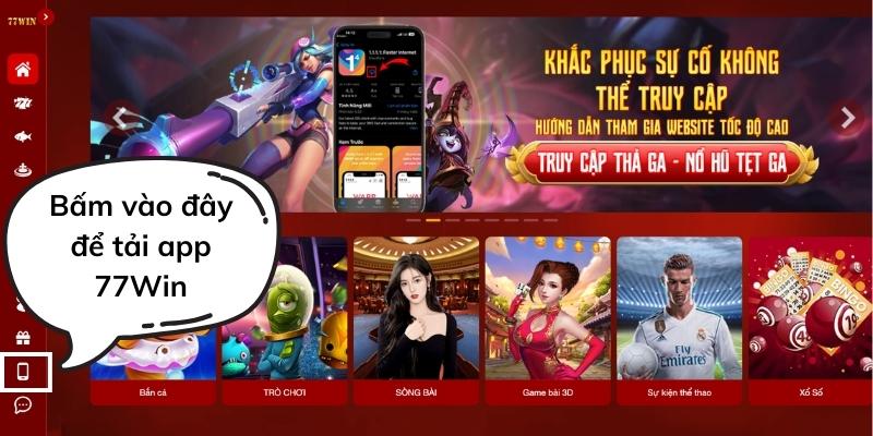Tải 77WIN trên điện thoại Android Tải 77WIN trên điện thoại Android